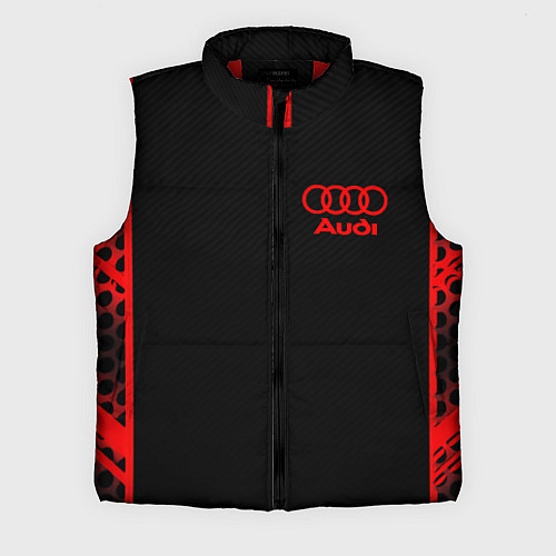 Мужской жилет Audi sport geometry / 3D-Красный – фото 1