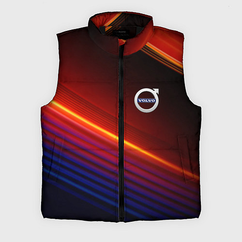 Мужской жилет Volvo neon gradient auto / 3D-Черный – фото 1