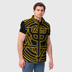 Мужской жилет Invincible Shield icon - Judas Priest, цвет: 3D-черный — фото 2