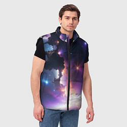 Мужской жилет Космическая вспышка, цвет: 3D-черный — фото 2