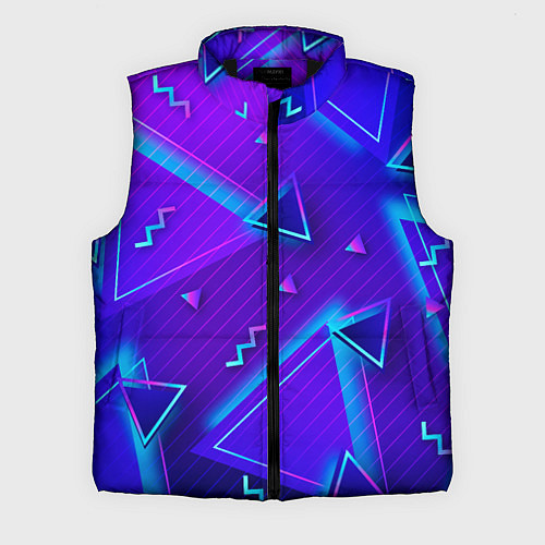 Мужской жилет Neon Pattern colored / 3D-Черный – фото 1