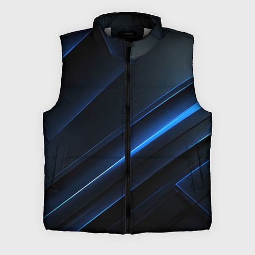 Мужской жилет Темно-синий абстрактный фон абстракция / 3D-Светло-серый – фото 1