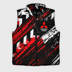 Мужской жилет Mitsubishi - sport style, цвет: 3D-красный