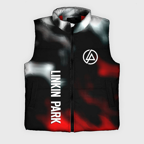 Мужской жилет Linkin park flame / 3D-Красный – фото 1
