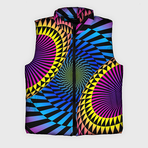Мужской жилет Абстрактный узор / 3D-Черный – фото 1