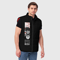 Мужской жилет Ahjin Guild Sung Jin Woo, цвет: 3D-красный — фото 2