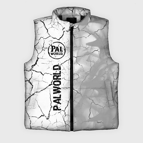 Мужской жилет Palworld glitch на светлом фоне по-вертикали / 3D-Черный – фото 1