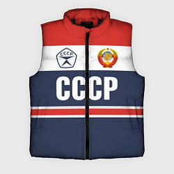 Мужской жилет СССР - Союз Советских Социалистических Республик, цвет: 3D-черный