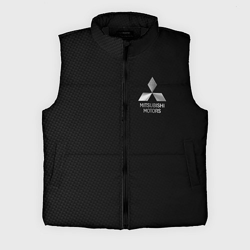 Мужской жилет Mitsubishi - carbon and metal / 3D-Черный – фото 1