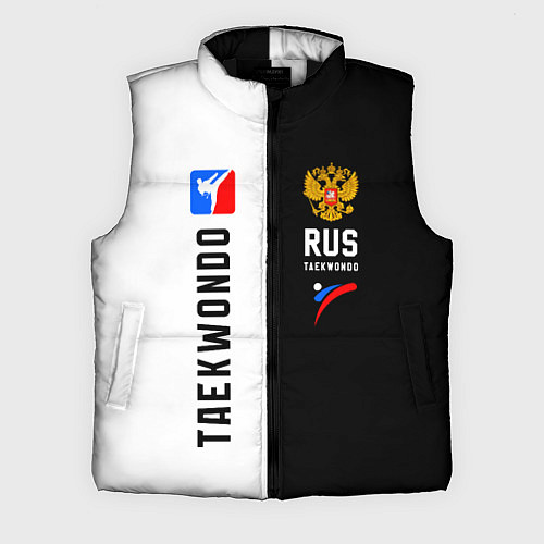Мужской жилет Тхэквондо черный и белый / 3D-Черный – фото 1