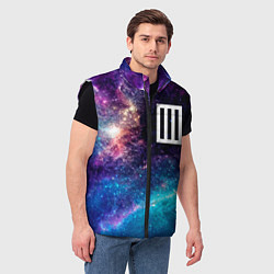 Мужской жилет Paramore space rock, цвет: 3D-черный — фото 2
