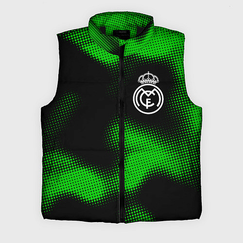 Мужской жилет Real Madrid sport halftone / 3D-Черный – фото 1