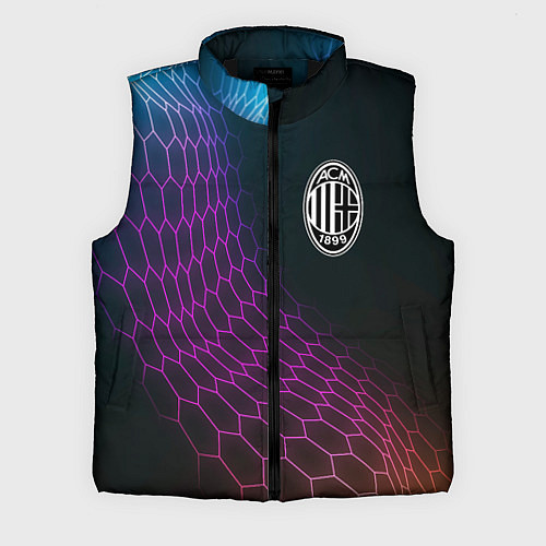 Мужской жилет AC Milan футбольная сетка / 3D-Черный – фото 1