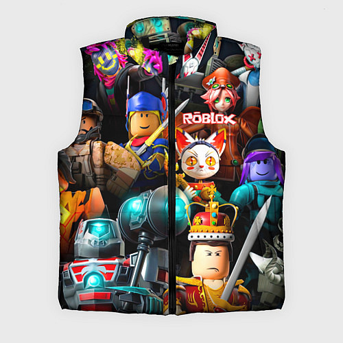 Мужской жилет Roblox game / 3D-Черный – фото 1