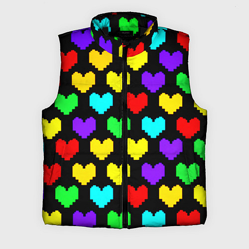 Мужской жилет Undertale heart pattern / 3D-Черный – фото 1