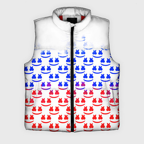 Мужской жилет Marshmello russia color / 3D-Красный – фото 1