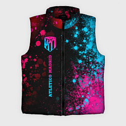 Мужской жилет Atletico Madrid - neon gradient по-вертикали, цвет: 3D-черный