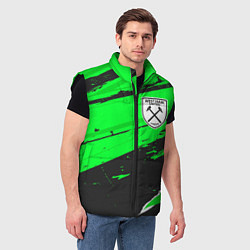 Мужской жилет West Ham sport green, цвет: 3D-черный — фото 2