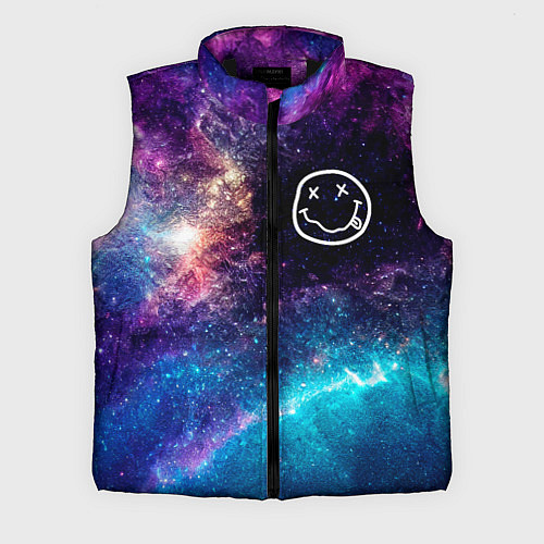 Мужской жилет Nirvana space rock / 3D-Черный – фото 1