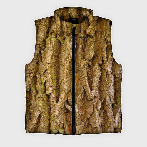 Мужской жилет Кора дерева текстура / 3D-Черный – фото 1