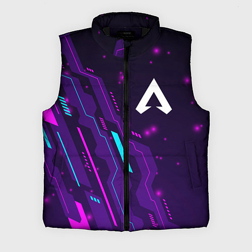 Мужской жилет Apex Legends neon gaming / 3D-Черный – фото 1