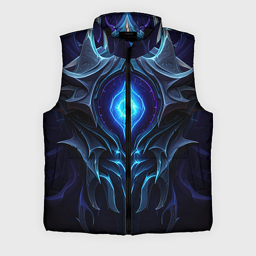 Мужской жилет Магическая синяя абстракция / 3D-Черный – фото 1