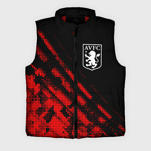 Мужской жилет Aston Villa sport grunge / 3D-Красный – фото 1