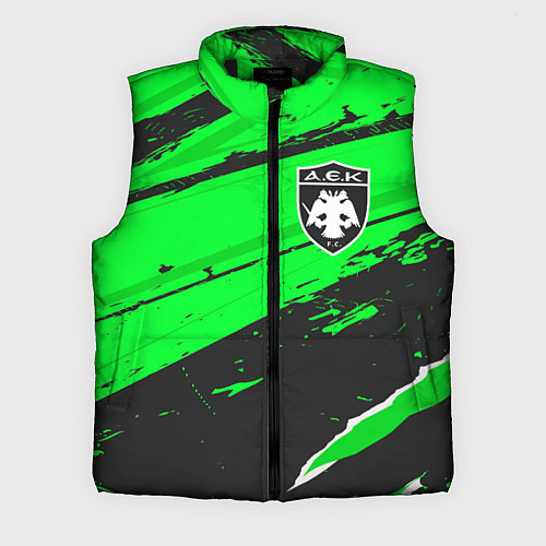 Мужской жилет AEK Athens sport green / 3D-Черный – фото 1