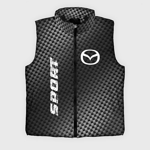 Мужской жилет Mazda sport carbon / 3D-Черный – фото 1