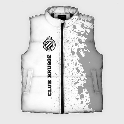 Мужской жилет Club Brugge sport на светлом фоне по-вертикали / 3D-Черный – фото 1