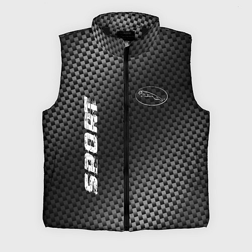 Мужской жилет Jaguar sport carbon / 3D-Черный – фото 1