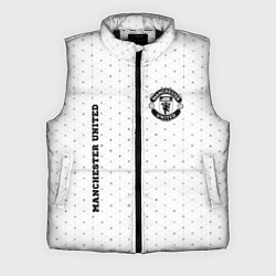 Мужской жилет Manchester United sport на светлом фоне вертикальн