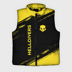 Мужской жилет Helldivers: Skull Logo, цвет: 3D-черный