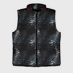 Мужской жилет Блестящая металлическая броня
