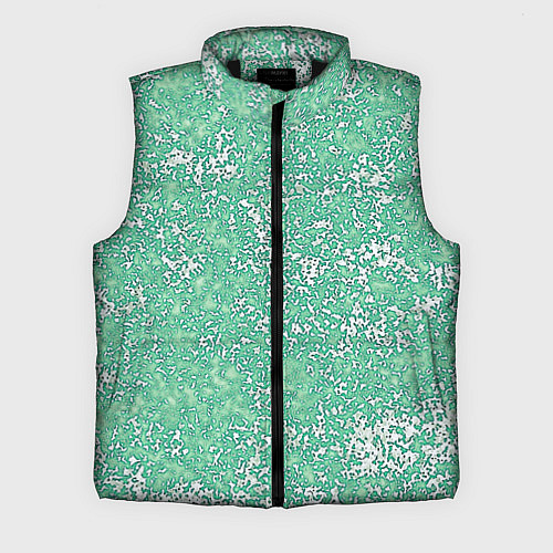 Мужской жилет Текстура изумрудный / 3D-Черный – фото 1