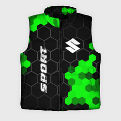 Мужской жилет Suzuki green sport hexagon