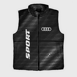 Мужской жилет Audi sport metal, цвет: 3D-черный