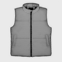Мужской жилет Кольчуга серый, цвет: 3D-черный
