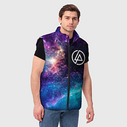 Мужской жилет Linkin Park space rock, цвет: 3D-черный — фото 2