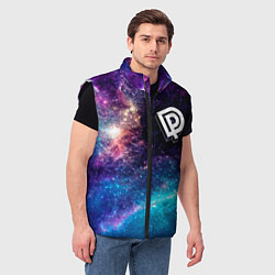 Мужской жилет Deep Purple space rock, цвет: 3D-черный — фото 2