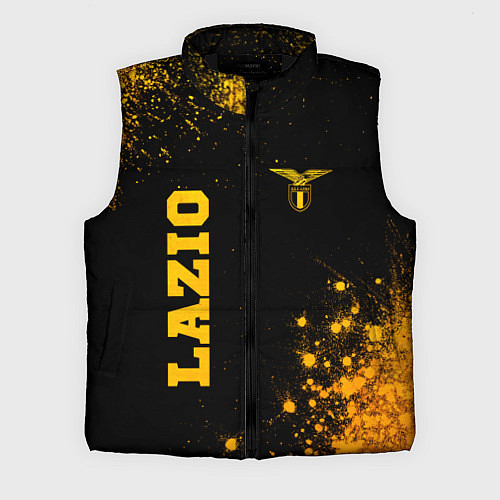 Мужской жилет Lazio - gold gradient вертикально / 3D-Черный – фото 1