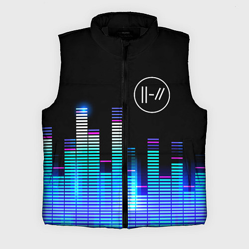 Мужской жилет Twenty One Pilots эквалайзер / 3D-Черный – фото 1