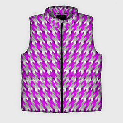 Мужской жилет Розово-белый паттерн