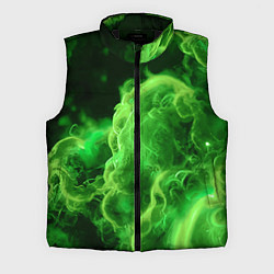 Мужской жилет Зелёный густой дым - inferno green