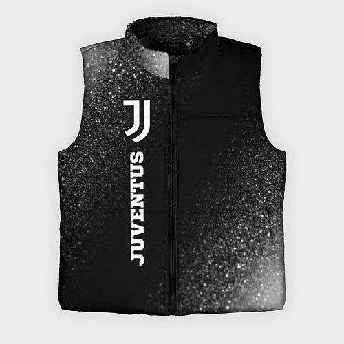Мужской жилет Juventus sport на темном фоне по-вертикали / 3D-Черный – фото 1