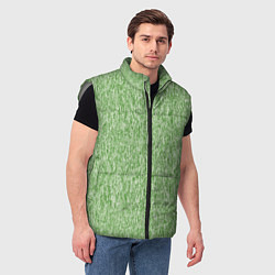 Мужской жилет Эффект шерстяных прядей, цвет: 3D-светло-серый — фото 2