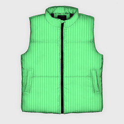 Мужской жилет Райский зелёный полосатый