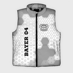 Мужской жилет Bayer 04 sport на светлом фоне вертикально, цвет: 3D-черный