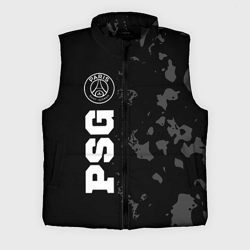 Мужской жилет PSG sport на темном фоне по-вертикали / 3D-Черный – фото 1