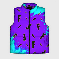 Мужской жилет Fortnite neon steel colors epic, цвет: 3D-светло-серый